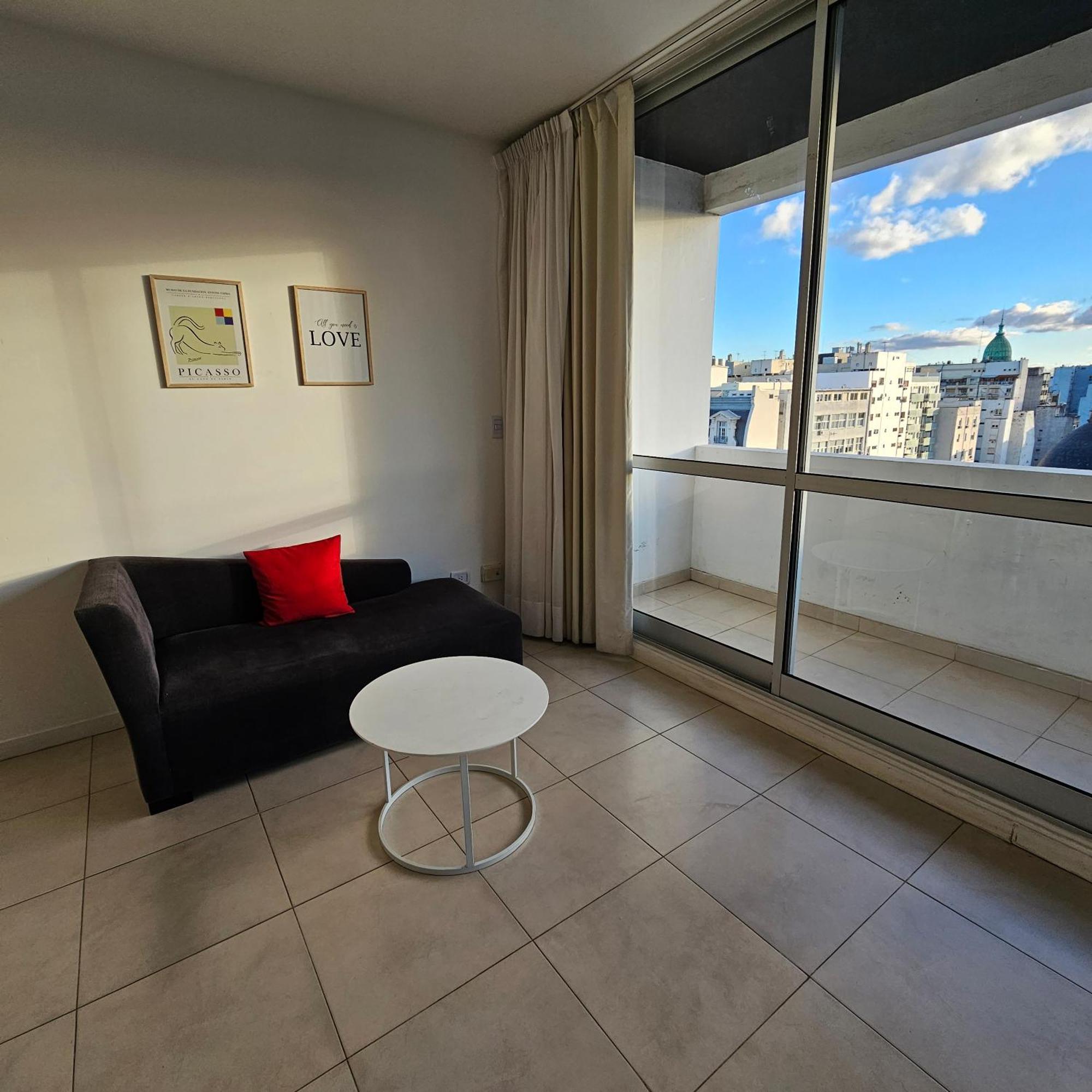 Centrico, Ideal Parejas, Vista Panoramica, Con Piscina Buenos Aires Kamer foto