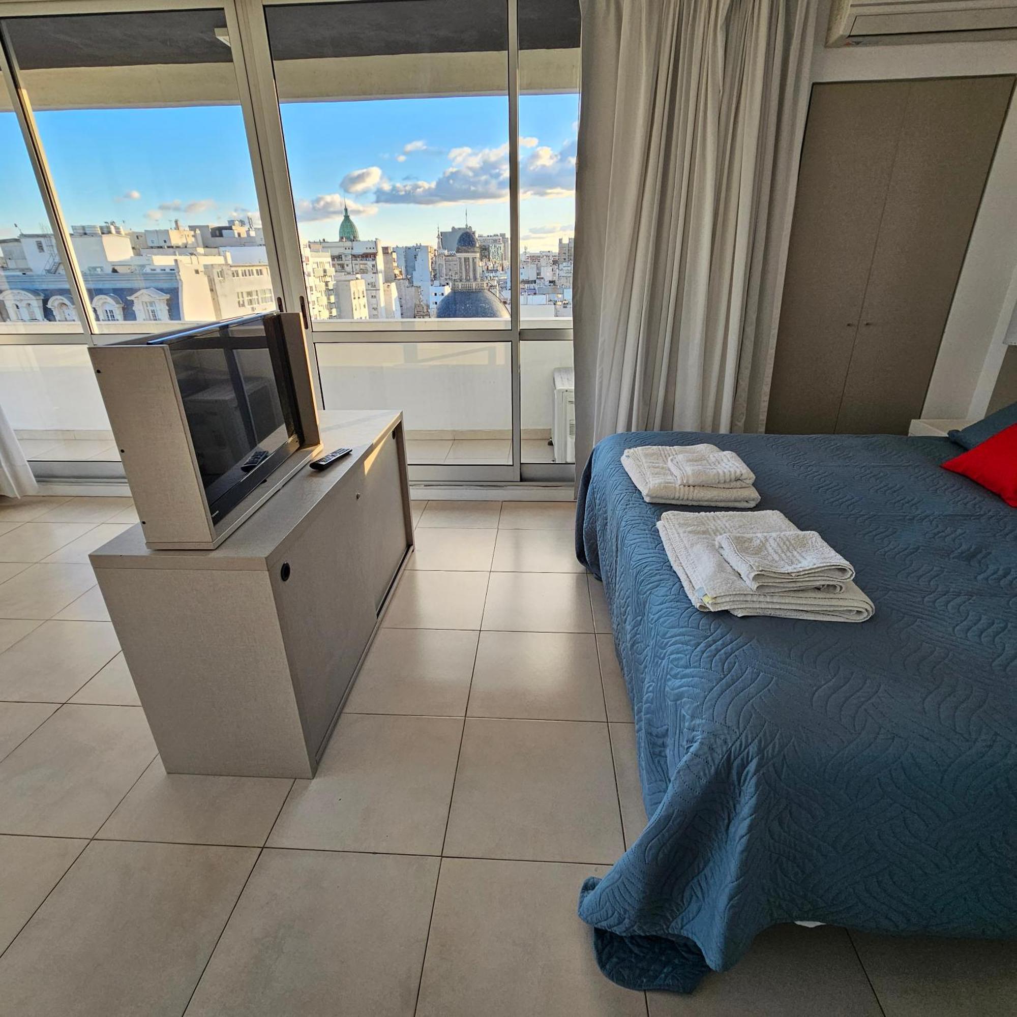 Centrico, Ideal Parejas, Vista Panoramica, Con Piscina Buenos Aires Kamer foto